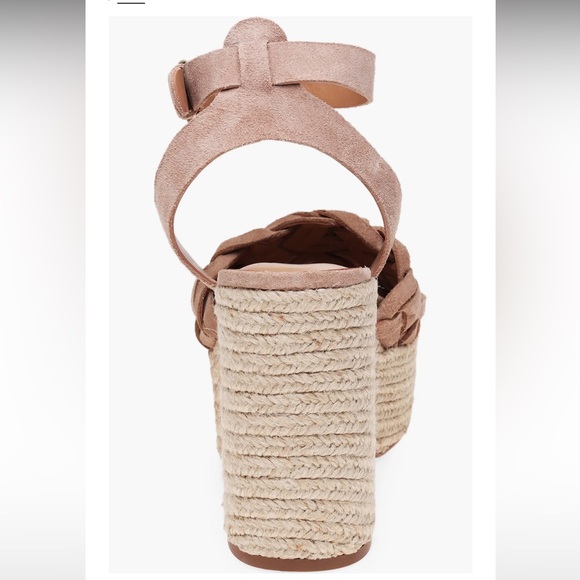 Marc Fisher Odilia Suede Braided Wedge - Picture 7 of 9